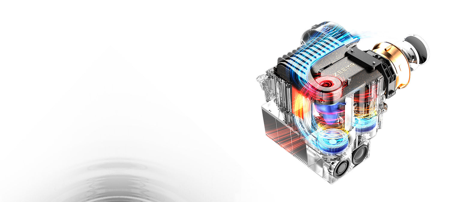 Ultimate Cooling Tech, ZEEMR Original Self-design Engine, Cooler & Quieter