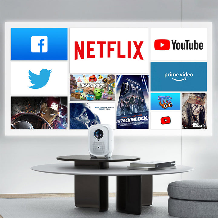 Certified Netflix Pre-installed ZEEMR®Q1 PRO Home Smart Projector Picture-2